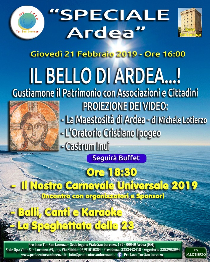 giovedì 21 febbraio 2019