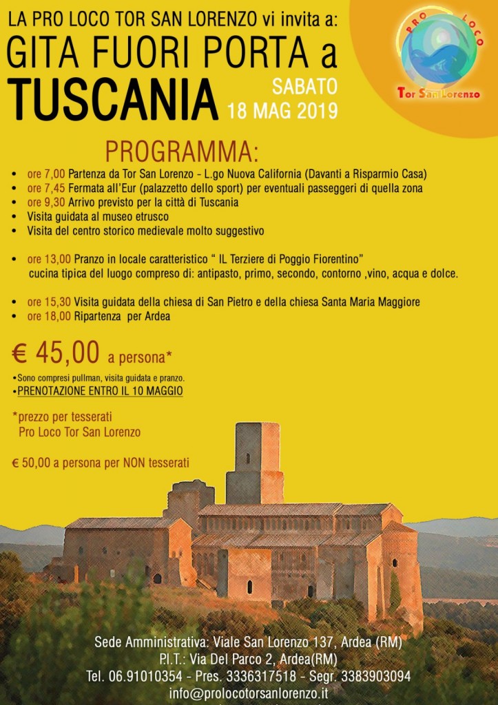 tuscania 18 maggio 2019
